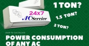 Read more about the article Power consumption difference between 1 ton and 1.5-ton AC